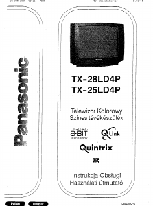 Használati útmutató Panasonic TX-25LD4P Televízió