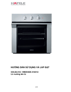 Hướng dẫn sử dụng Häfele 535.00.310 Lò nướng