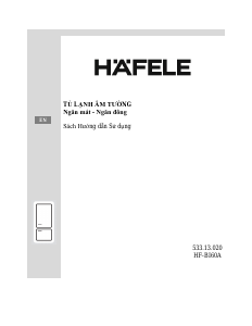 Hướng dẫn sử dụng Häfele 533.13.020 Tủ đông lạnh