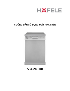 Hướng dẫn sử dụng Häfele 534.24.000 Máy rửa chén