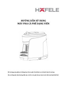 Hướng dẫn sử dụng Häfele 535.43.016 Máy pha cà phê