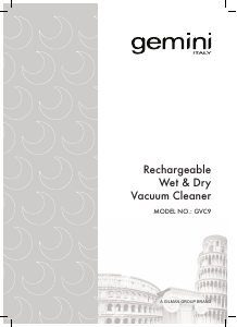 Manual Gemini GVC9 Handheld Vacuum