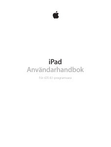 Bruksanvisning Apple iPod touch (iOS 8.1) Mp3 spelare