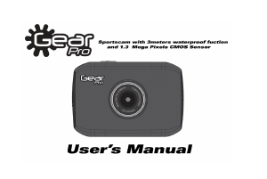 Handleiding GearPro GDV123RD Actiecamera