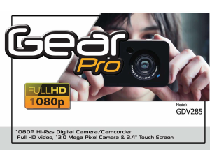Manual GearPro GDV285BL Action Camera