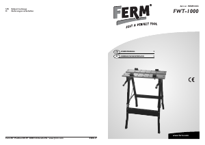 Manual FERM WBM1003 Workbench