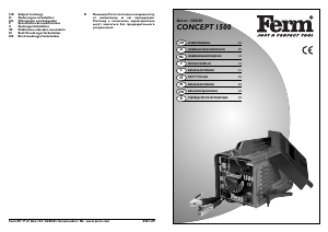 Bruksanvisning FERM WEM1001 Svetsmaskin