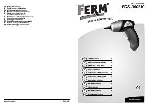 Manual de uso FERM CDM1049 Atornillador
