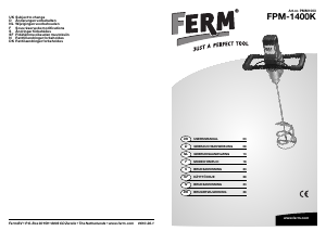 Bedienungsanleitung FERM PMM1003 Handrührwerk