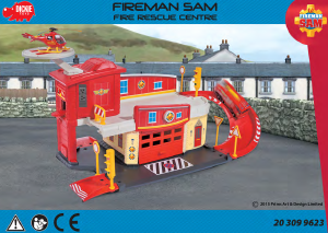 كتيب Fireman Sam Fire Rescue Centre Dickie Toys