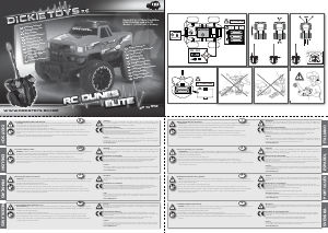 Kullanım kılavuzu Dickie Toys Dunes Elite Radyo-kontrol araba
