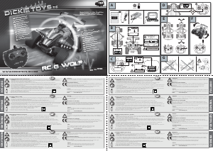 Bruksanvisning Dickie Toys G-Wolf Radiostyrt bil