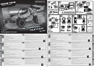 Kullanım kılavuzu Dickie Toys Gravel Hunter Radyo-kontrol araba