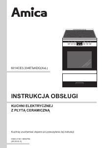 Instrukcja Amica 614CE3.334TsKDQ(XxL) Kuchnia
