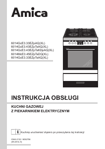 Instrukcja Amica 614GcE3.43ZpTsAQ(XL) Kuchnia