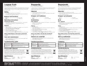 Bruksanvisning Asaklitt 31-1544 Oppbevaring scale