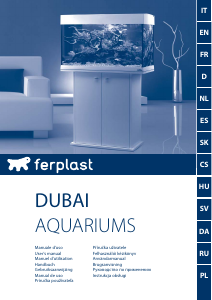 Instrukcja Ferplast Dubai Corner 90 Black Akwarium