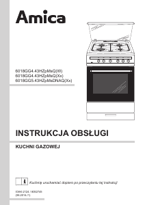Instrukcja Amica 618GG4.43HZpMsQ(W) Kuchnia
