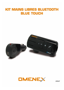 Mode d’emploi Omenex Blue Touch Kit mains-libres