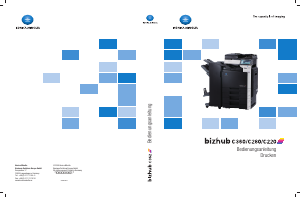 Bedienungsanleitung Konica-Minolta Bizhub C220 Multifunktionsdrucker