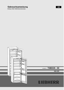 Bedienungsanleitung Liebherr ICP 2924 Kühl-gefrierkombination