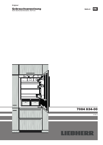 Bedienungsanleitung Liebherr ECBN 5066 Kühl-gefrierkombination