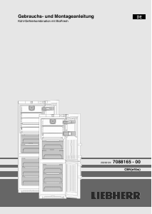 Bedienungsanleitung Liebherr CBNbs 4835 Kühl-gefrierkombination