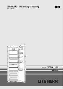 Bedienungsanleitung Liebherr Kef 4370 Kühlschrank