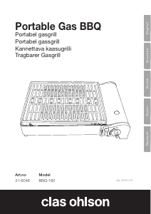 Käyttöohje Clas Ohlson BBQ-160 Grilli