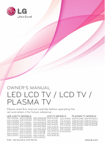 Manual LG 26LV2500 LED Television