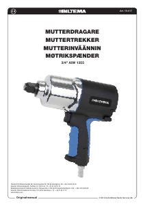 Bruksanvisning Biltema AIW 1355 Muttertrekker