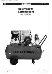 Brugsanvisning Biltema 40B-90 Kompressor