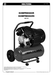 Käyttöohje Biltema 30V-24 Kompressori