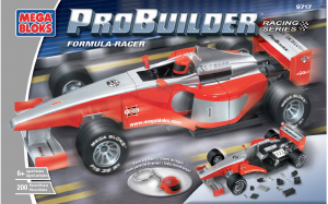 Manual Mega Bloks set 9717 Probuilder Formula racer