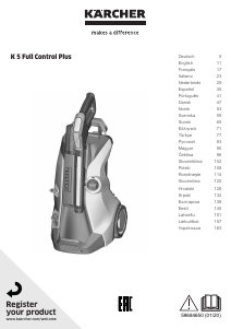 Manuál Kärcher K5 Full Control Plus Tlaková myčka