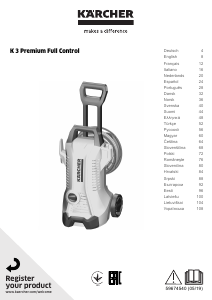 Manuale Kärcher K3 Premium Full Control Idropulitrice