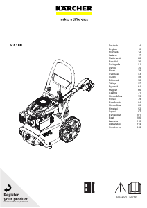 Manual Kärcher G 7.180 Máquina de limpeza a alta pressão