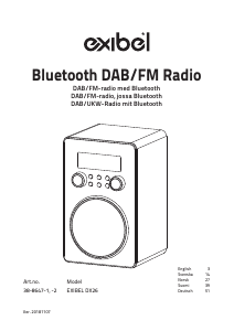 Bruksanvisning Exibel DX26 Radio