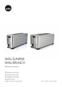 Manual Wilfa TOL-1400S Toaster