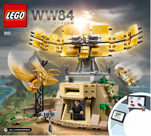 Használati útmutató Lego set 76157 Super Heroes Wonder Woman vs Cheetah
