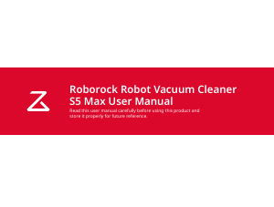 Manual Roborock S5 Max Vacuum Cleaner