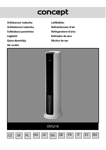 Manual Concept OV5210 Ventilator