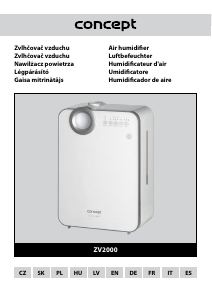 Manuál Concept ZV2000 Zvlhčovač