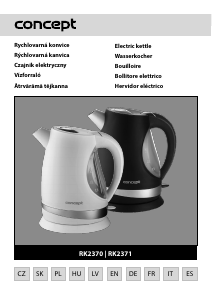 Manual Concept RK2371 Kettle