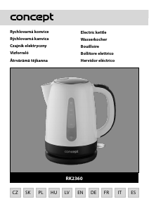 Manual Concept RK2360 Kettle