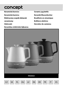 Manual de uso Concept RK0061 Hervidor