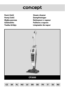 Rokasgrāmata Concept CP3000 Tvaika tīrītājs