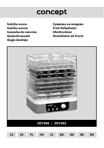 Manual Concept SO1060 Food Dehydrator