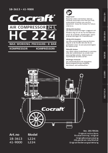 Bruksanvisning Cocraft L224 Kompressor