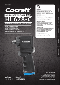 Bruksanvisning Cocraft 11DIW1202 Muttertrekker